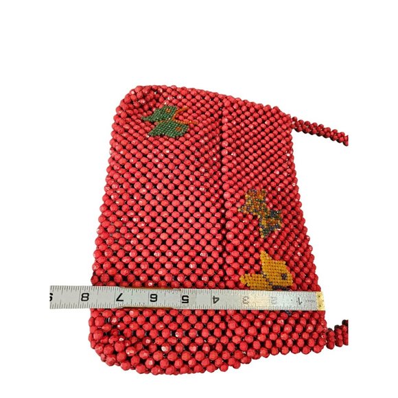 New Wild Fable Beaded Hand Bag Butterfly details Pink - Picture 7 of 12